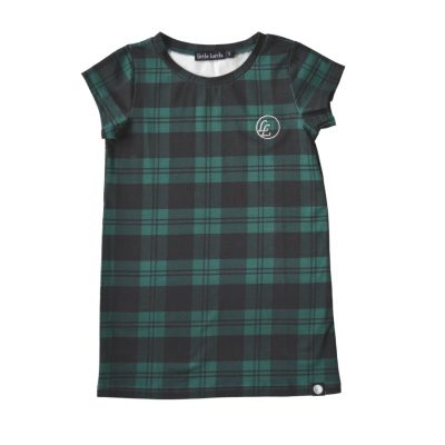 tartan t shirt dress